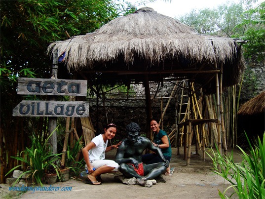 Aeta Village is a town of Negritos living in mountains. Replica in Clark Pampanga