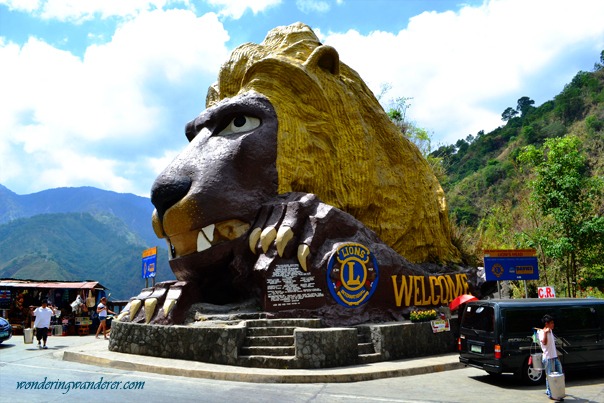 Gigantic Lion's Head in Baguio City