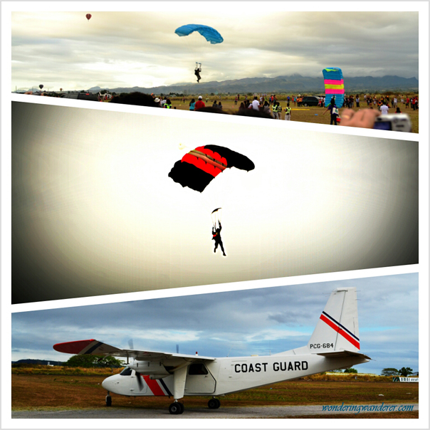 Hot Air Balloon Festival's Skydivers