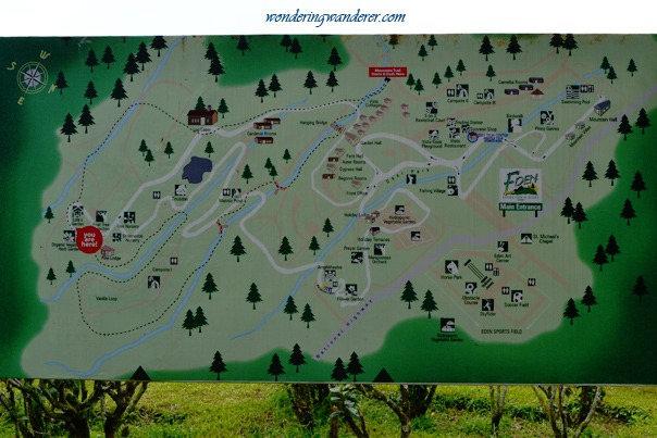 Eden Nature Park Map - Davao City