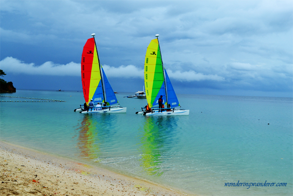 Alubihod Beach's Sailboats