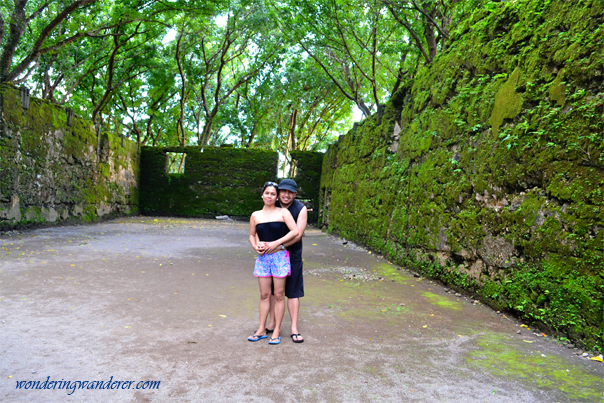 Inside the Guiob Church Ruins