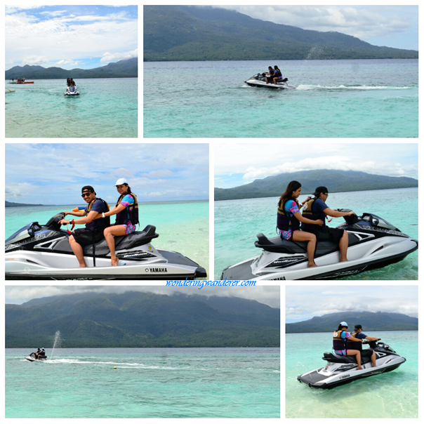 Jet ski ride at Mantigue Island