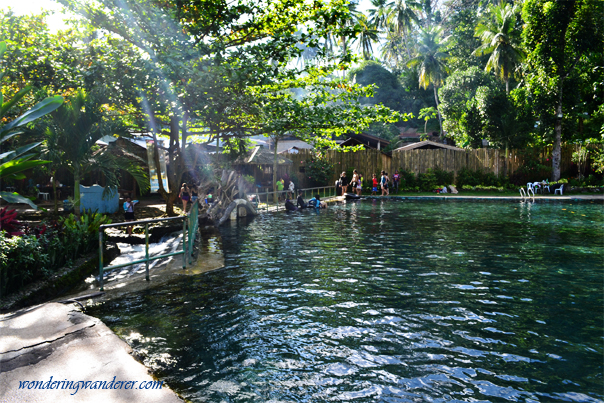 Sto. Niño Cold Spring's left side of the pool