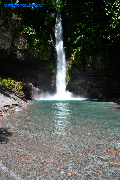 Clean and clear water of Tuasan Falls