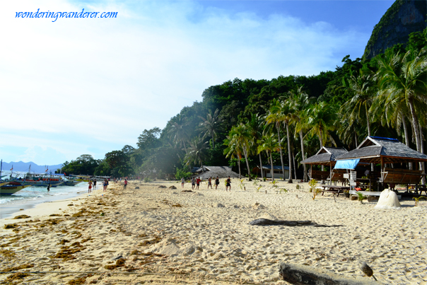 Shore of 7 Commandos Beach El Nido Palawan