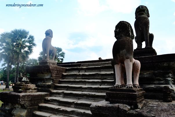 Angkor Wat Lion Statues - Siem Reap, Cambodia