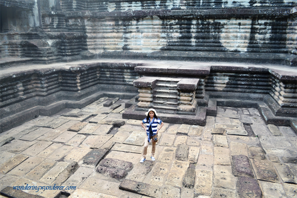 Empty Swimming pool of Angkor Wat