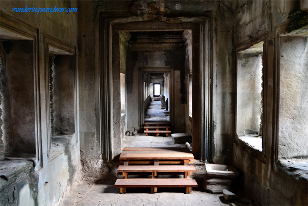 Angkor Wat's long hallway - Siem Reap, Cambodia