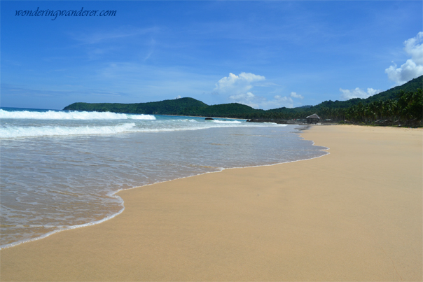 Shore of Nacpan Beach, El Nido