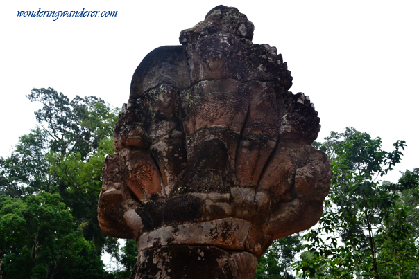 Naga Statue at Preah Khan - Siem Reap, Cambodia