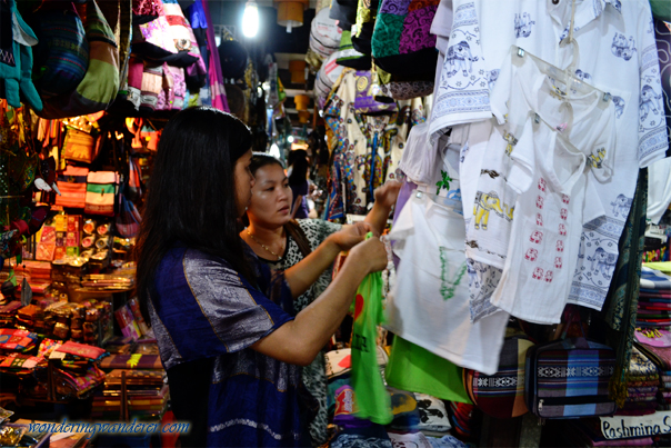 Bargaining at Angkor Night Market