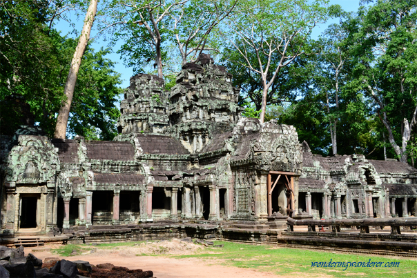 A majestic ancient temple in Ta Prohm - Siem Reap, Cambodia