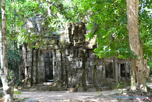 Roofless ancient temple in Ta Prohm - Siem Reap, Cambodia