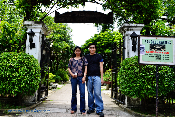 Entrance to the Garden of Baluarte de San Diego