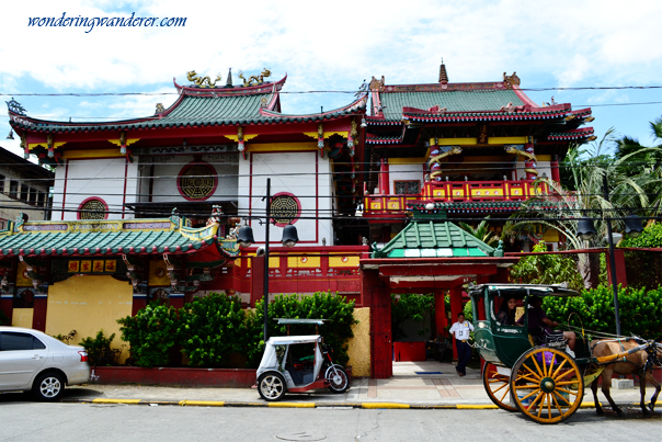 Facade of a Chinese Temple in Binondo, Manila - Philippines