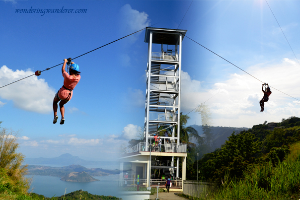 Zipline at Skyfun Amusement Park - Skyranch - Tagaytay Cavite