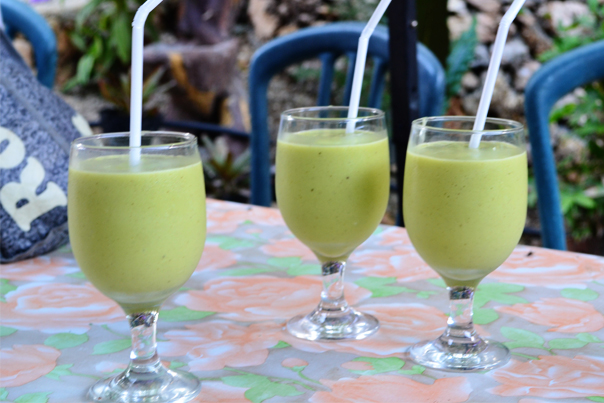 Delicious avocado shake of Tinagong Dagat Island Resort