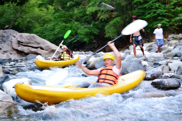 White water rafting in Tibiao, Antique - Philippines