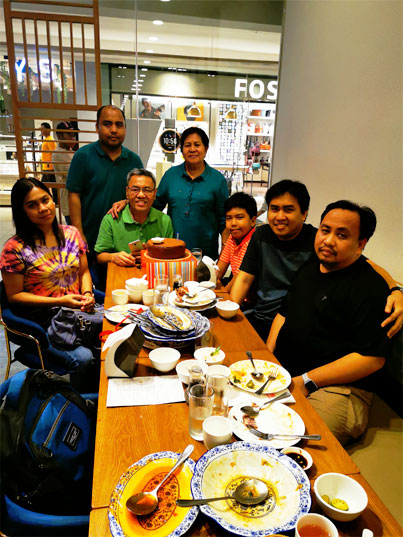 Family at Mandarin Sky Express