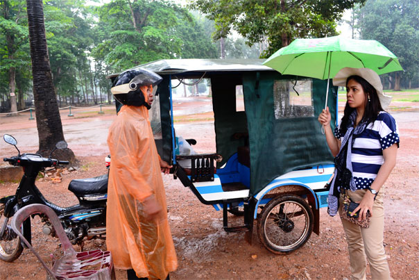 Tuk-tuk in Siem Reap, Cambodia