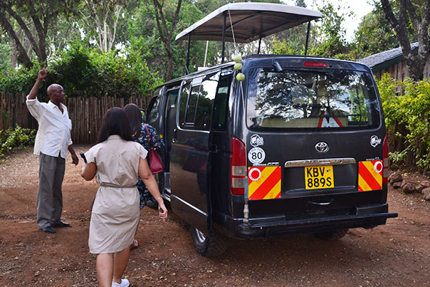 Safari van in Kenya, Africa