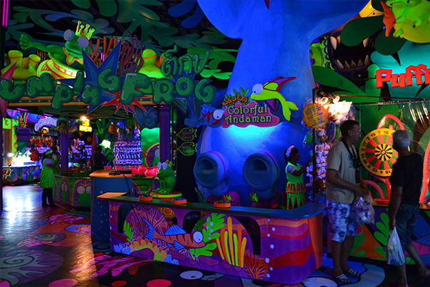 Games area of Phuket FantaSea