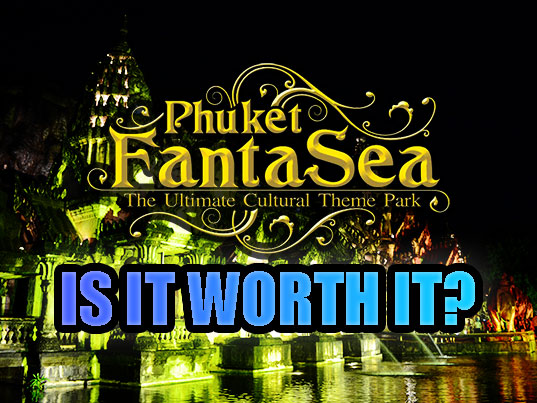 Facade of Phuket Fantasea's palace court